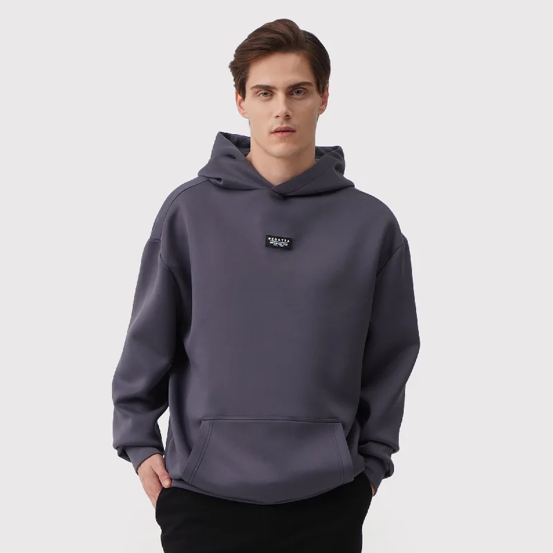 Hoodie With Rubber Patch