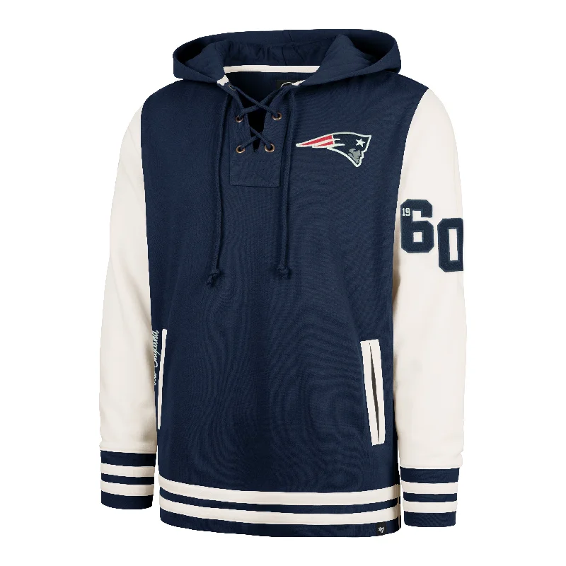 NEW ENGLAND PATRIOTS LETTERMAN FIELD LATERAL '47 LACER HOOD