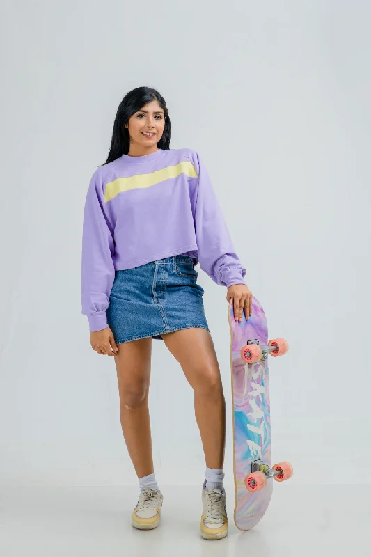 Purple Streak Pullover