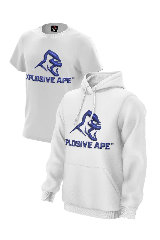 XAPE Alpha Hoodie & Tee - White