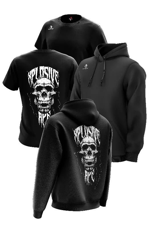 XAPE Skull V2 Hoodie & Tee - Black