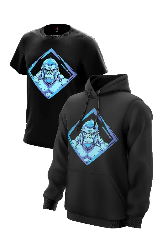 XAPE Titanium V1 Hoodie & Tee - Black