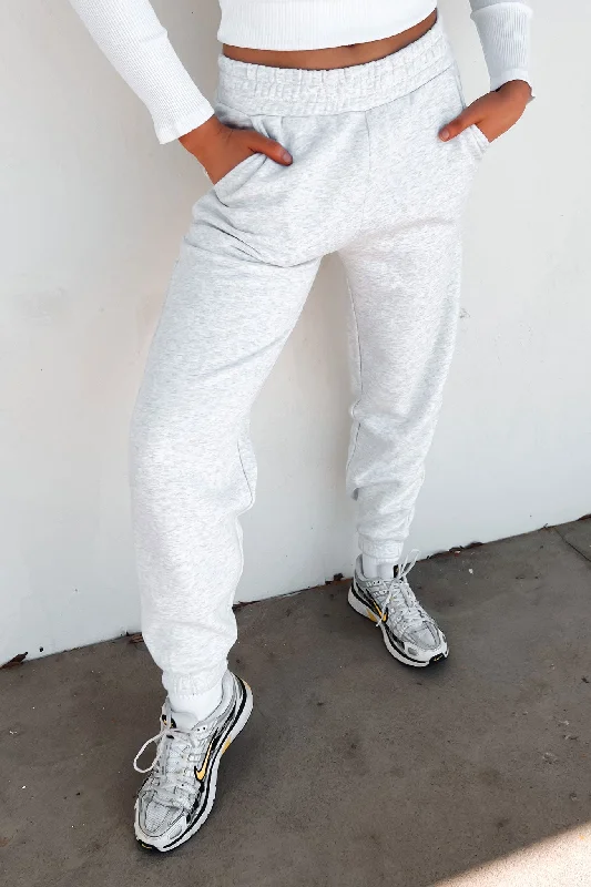 Austin Track Pant Snow Marle