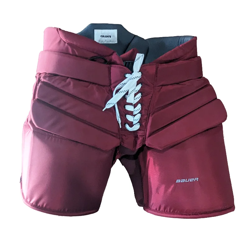 Bauer - NCAA Pro Stock Hockey Goalie Pants (Maroon)