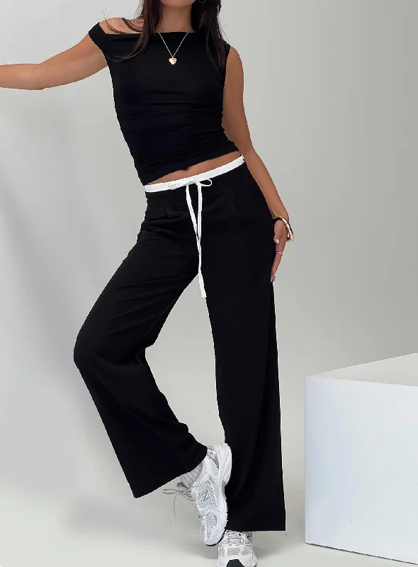 Burna Pants Black