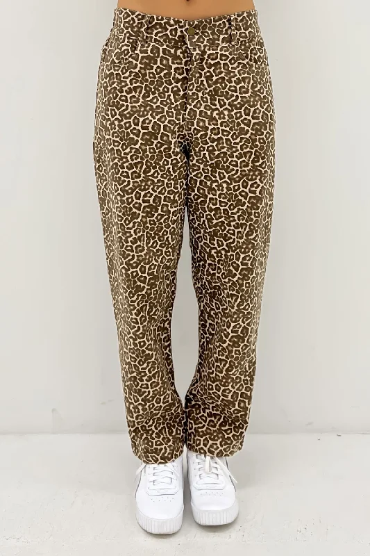 Sarah Pant Hazel Leopard