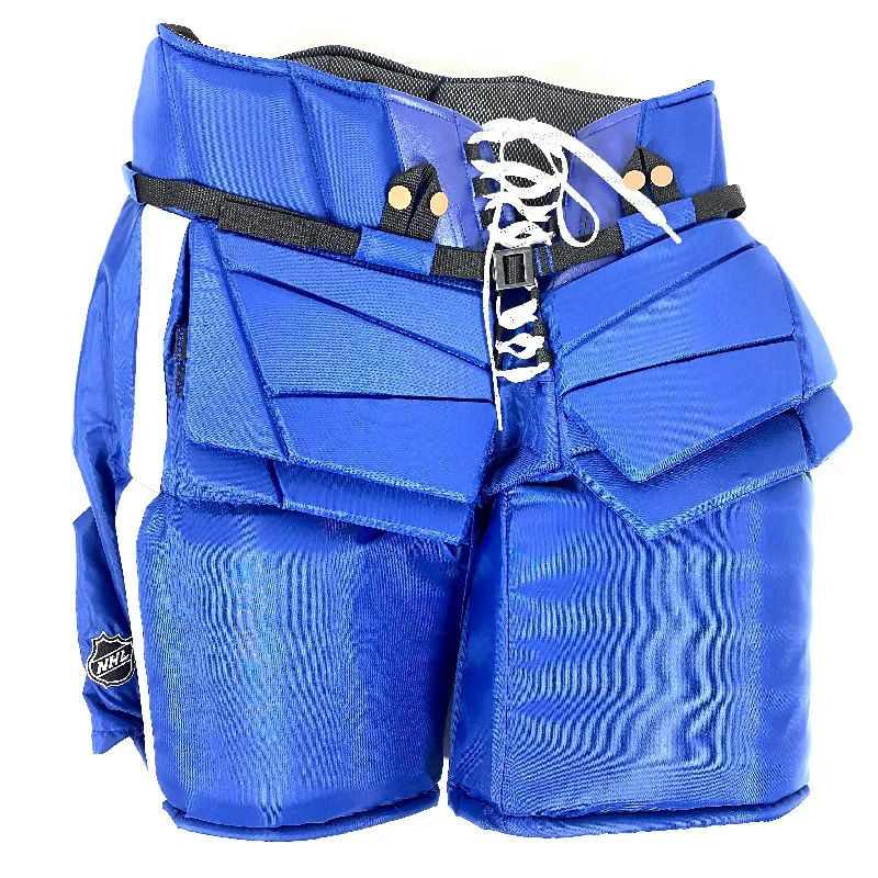 Vaughn Pro Custom - Used NHL Pro Stock Goalie Pant (Blue/White)