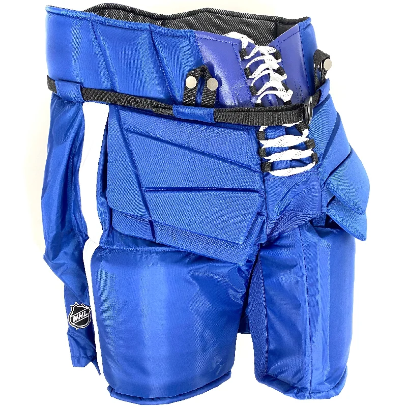 Vaughn Pro Custom - Used NHL Pro Stock Goalie Pant (Blue/White)