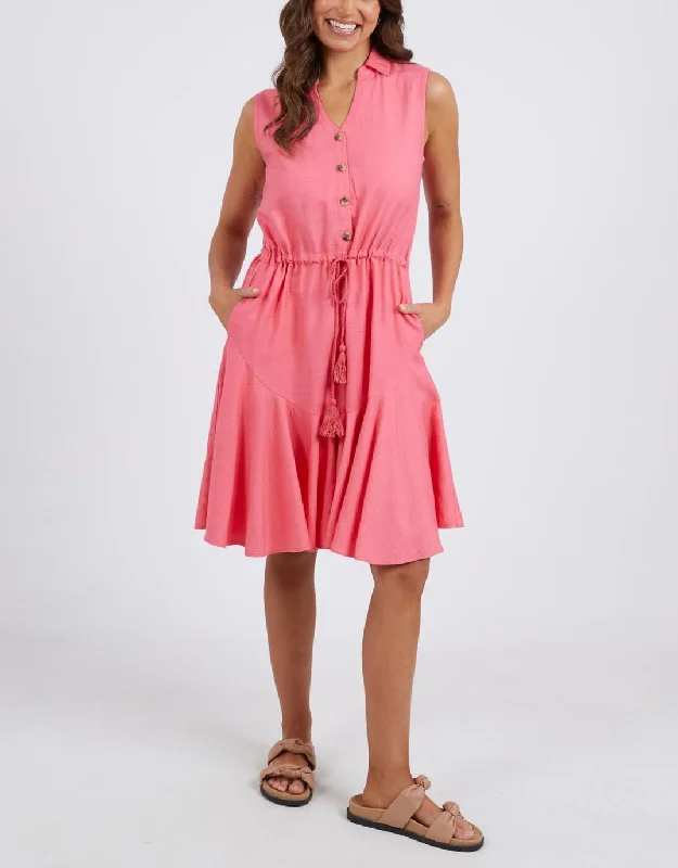 Clem Flippy Dress - Pink Lemonade