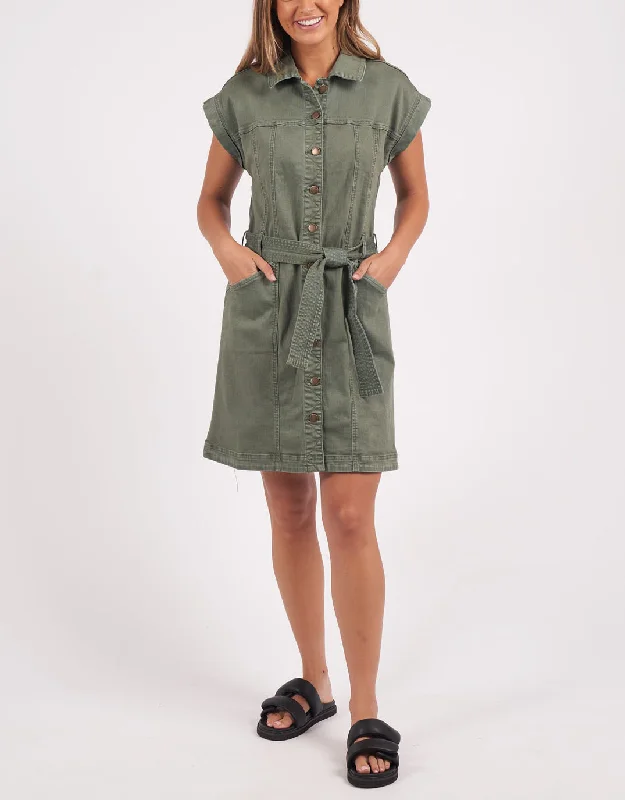 Heidi Dress - Khaki