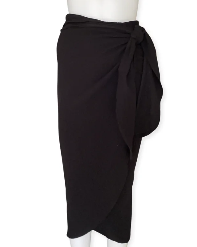 Tyra Tulip Skirt - Black